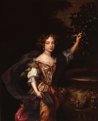 Een portret van Elizabeth, Hertogin van Somerset