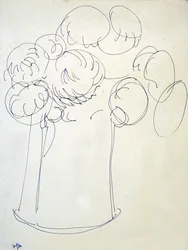 Bloemen in een kruik