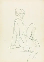 Zittende Vrouwelijke Figuur