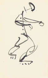 Studie voor "Rode Stenen Danser", 1914