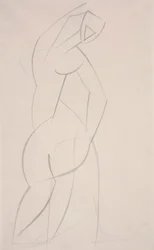 Zonder Titel (Studie voor Rode Steen Danser)