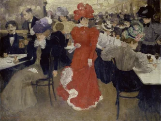 In het Café d
