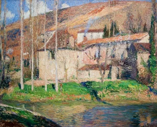 Uitzicht op Labastide-du-Vert (Midi-Pyrénées)
