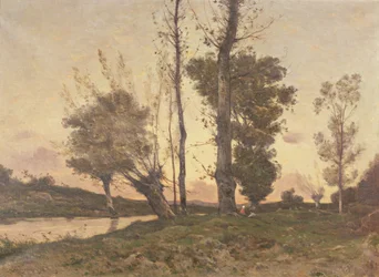 Landschap met een Stroom