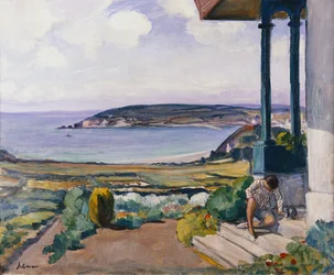 De tuin aan de baai van Morgat, 1924