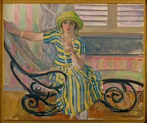 De sigaret (schilderij op doek)