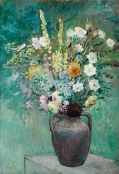 Vaas met bloemen, ca. 1913-1914