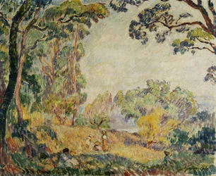 Vrouwen en Meisjes op het Platteland; Femmes et Fillettes dans la Campagne, 1906