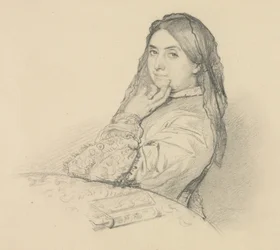 Portret van zijn Moeder