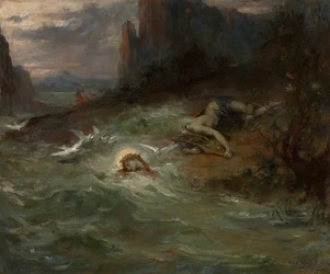 De dood van Orpheus, ca. 1870