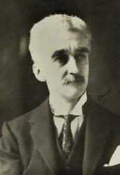 Portret van de Belg Paul Hymans (foto)