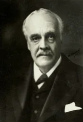 Portret van Lord Arthur Balfour (foto)