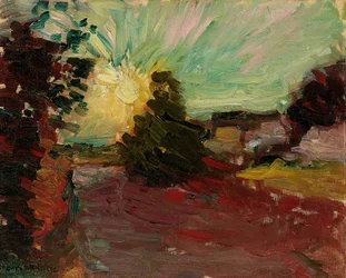 Zonsondergang in Corsica