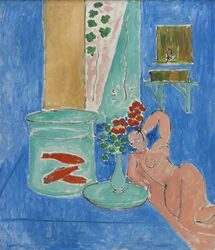 Goudvissen en beeldhouwkunst