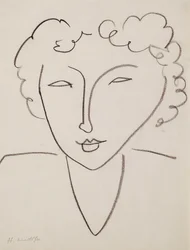 Hoofd van een vrouw; Tete de Femme