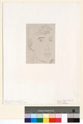 Josette Gris, driekwartaanzicht