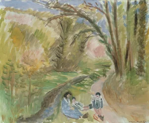 Landschap, Zuid-Frankrijk (schilderij)