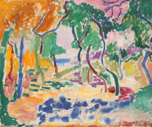 Landschap bij Collioure. Studie voor "De levensvreugde"