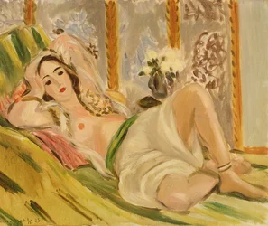Odaliske met magnolia