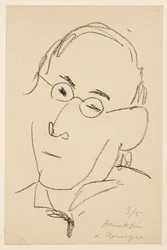 Portret van Paul Léautaud