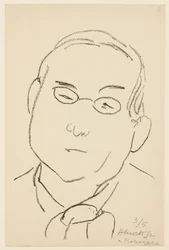Portret van Paul Léautaud