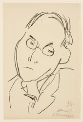 Portret van Paul Léautaud