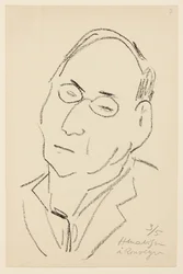 Portret van Paul Léautaud