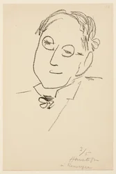 Portret van Paul Léautaud