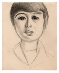 Portret van een jonge vrouw (Elsa Glaser)