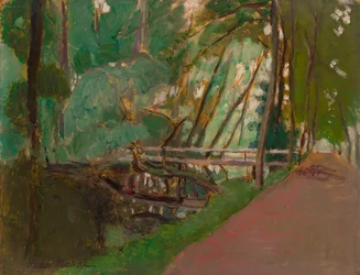 Sous-bois, ca. 1902-1903 (olieverf op papier op paneel)