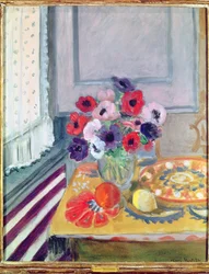 Stilleven met anemonen