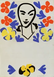 De beeldhouwkunst van Henri Matisse, posterontwerp (collage)