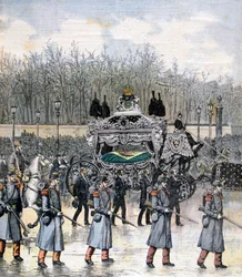 Begrafenis van de keizer van Brazilië, 1891