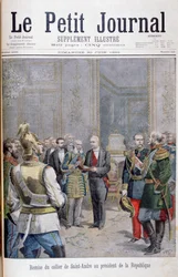 Overhandiging van de collier de Saint André aan de President van de Republiek