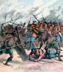 Opstand in Manpur, India, 1891