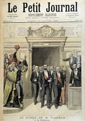 Het jubileum van M. Pasteur aan de Sorbonne - in 