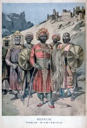 Menelik II van Abessinië, 1895