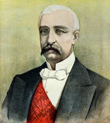 Portret van de Franse president Felix Faure