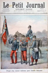 Voorgestelde nieuwe uniformen van het Franse leger