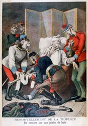 Vernieuwing van de Drievoudige Alliantie van Duitsland, Oostenrijk en Italië, 1896