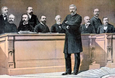 De Franse regering voorste bank, 1891