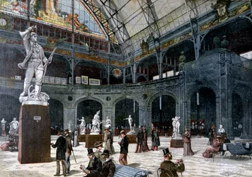 Het nieuwe beeldhouwpaviljoen in het Palais de l