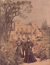 Tsarina Maria Feodorovna (1847-1928) in het Turbie Hotel