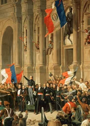 Revolutie van 1848: De dichter Alphonse de Lamartine verwerpt de rode vlag van extreem-links ...