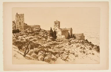 De basiliek van Assisi