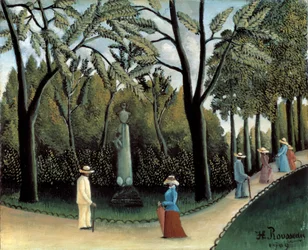 De Jardin du Luxembourg, monument voor Chopin, 1909