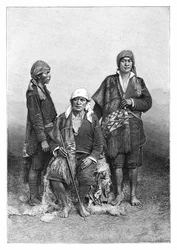 Indianen van Tecpan, Guatemala, c1890