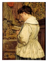 Vrouw lezend