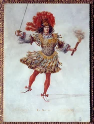 Kostuum voor de Oorlog in het ballet 