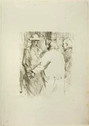 Clemenceau in Busk, uit Au Pied du Sinaï